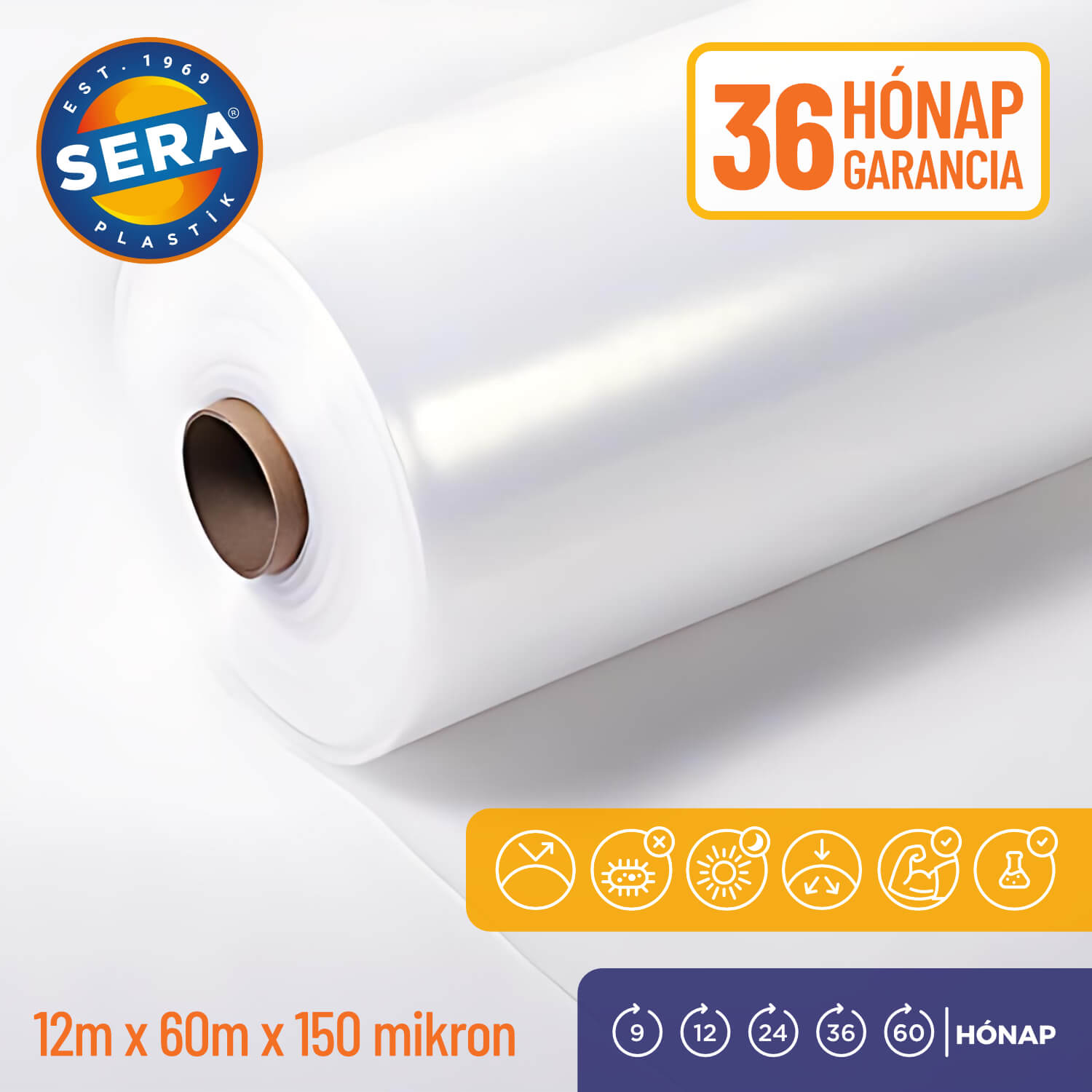 SERA Plastik mezőgazdasági sátorfólia